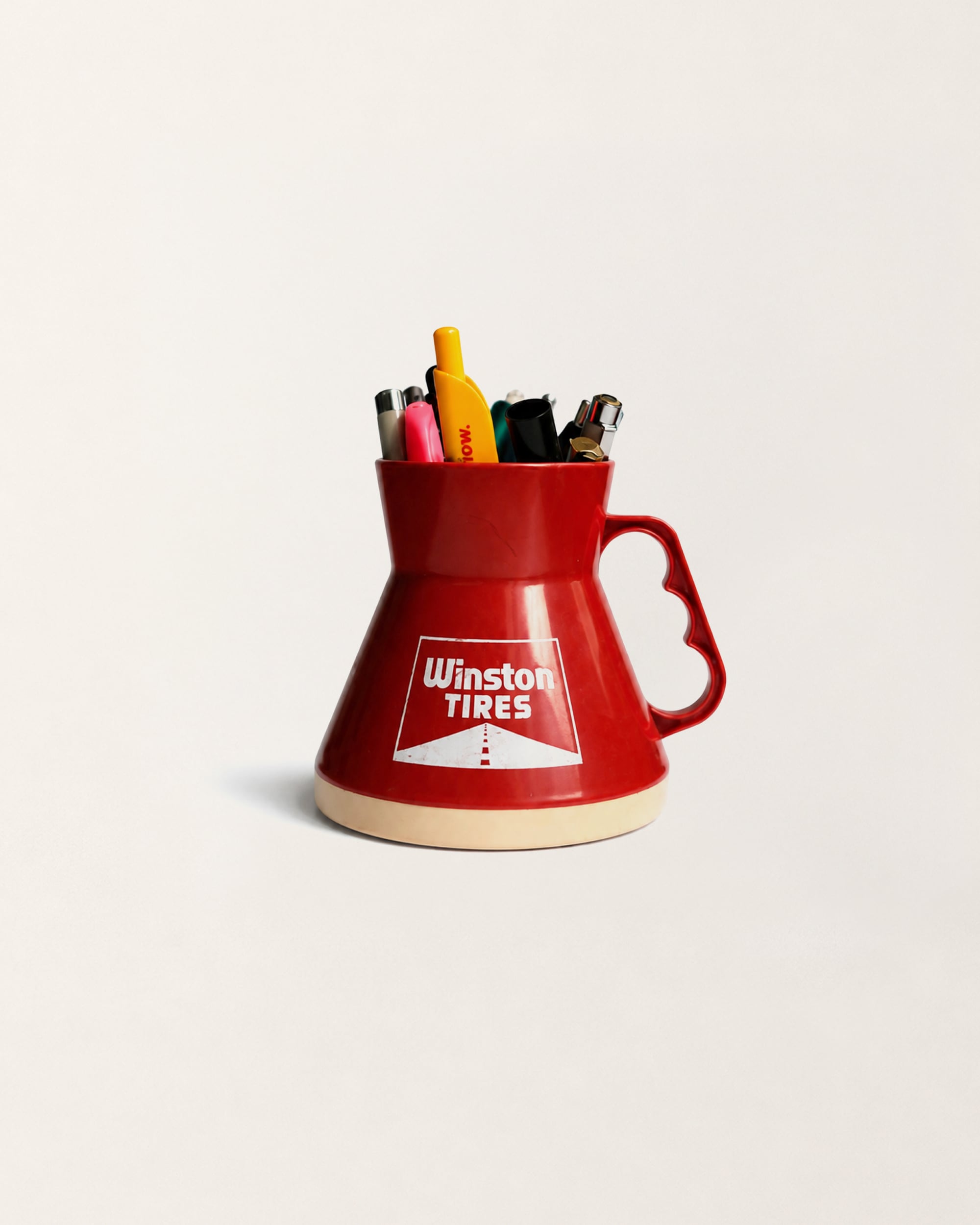 Vintage Winston Tires promotional Beverage Server